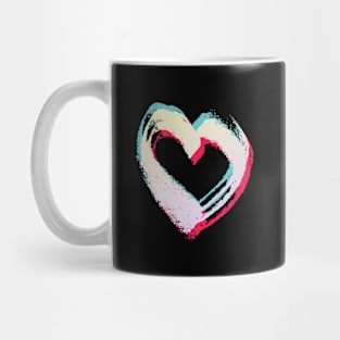 Glitched heart Mug